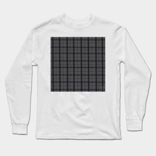 Black Check Long Sleeve T-Shirt